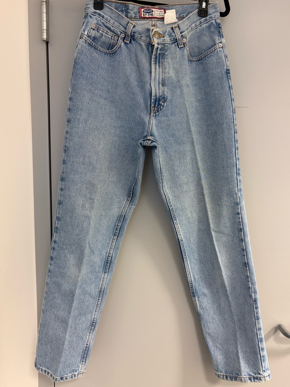 Vintage Old Navy Light Blue High-Rise Straight Jeans